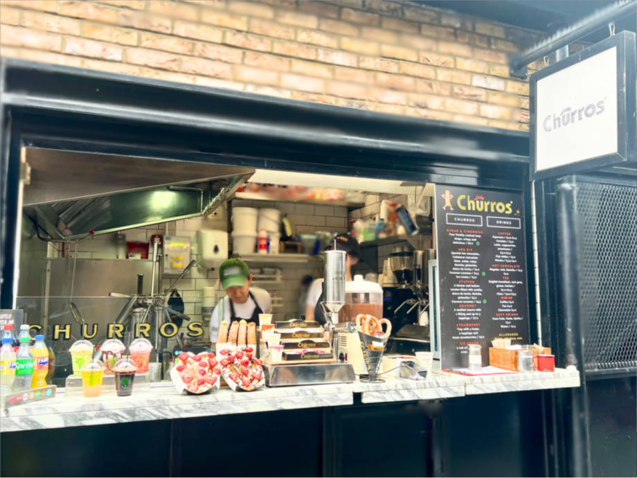Churros London Shopfront